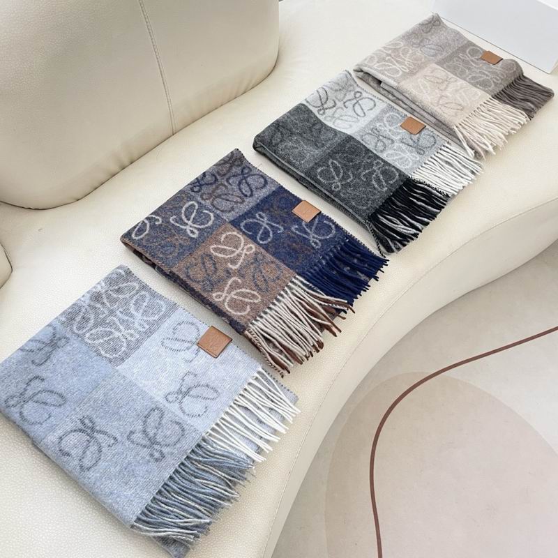 Loewe Scarf 32X180cm 100%羊绒 E110112